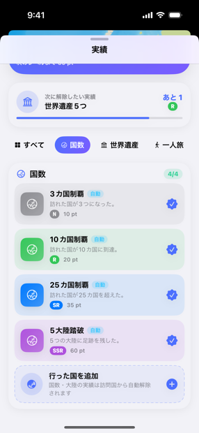 実績一覧